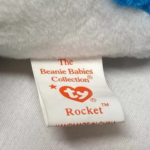 Ty Beanie Babies Rocket The Bluejay Bird Retired Plush Rare 1997/98 Tag Errors - Picture 12 of 14